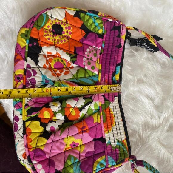 Vera Bradley Frannie Pattern Quilted Floral Crossbody Bag - Picture 4 of 5